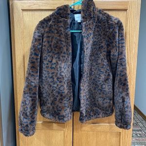 Nine West faux fur jacket.